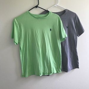 two polo tees
